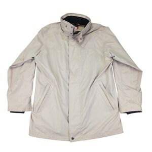 Wellensteyn England Summer Germany XL Mens Beige Jacket Coat Detachable Hood‎